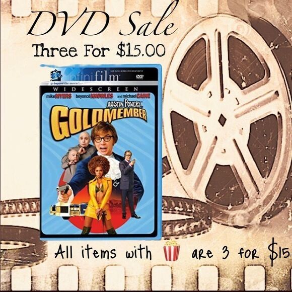 🍿3/$15 DVD Austin Powers Goldmember Mike Myers from Saturday Night Live Comedy - Picture 1 of 9